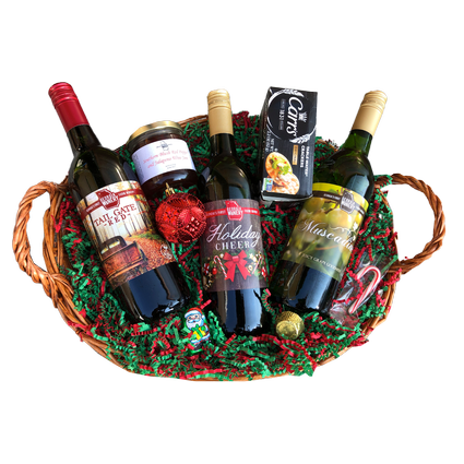 Holiday Basket 3 Bottles 1