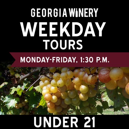 Weekday Under 21 1:30 Winery Tour 1