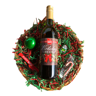 Holiday Basket 1 Bottle