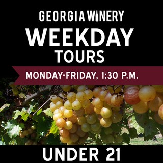 Weekday Under 21 1:30 Winery Tour